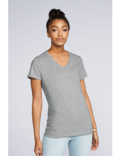 G-4100VL-PREMIUM COTTON® LADIES' V-NECK T-SHIRT 2